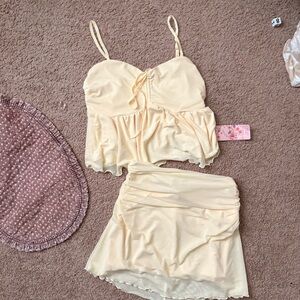 SHEIN yellow Set size small